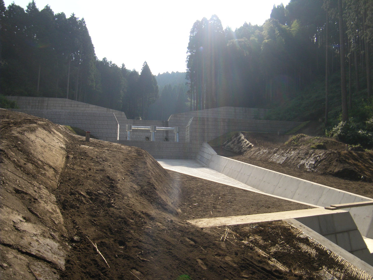 火山砂防工事（竹中川工区）